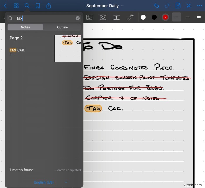 Goodnotesで1日をスマートに管理する方法｜テンプレート作成からOCR検索まで