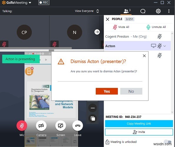 オンライン会議でプレゼンター権限を渡す方法【Webex・Zoom・GoToMeeting・Google Meet・Join.me対応】