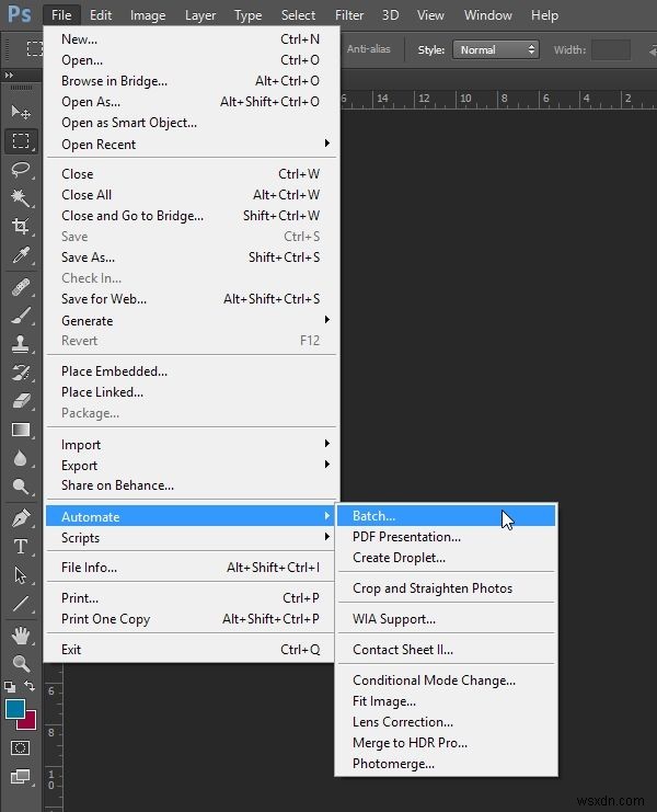 Photoshopでファイルを一括処理する方法｜アクションの作成からバッチ処理まで