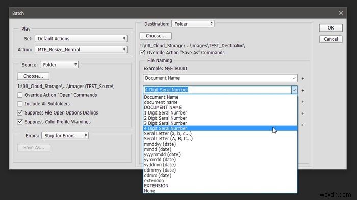 Photoshopでファイルを一括処理する方法｜アクションの作成からバッチ処理まで