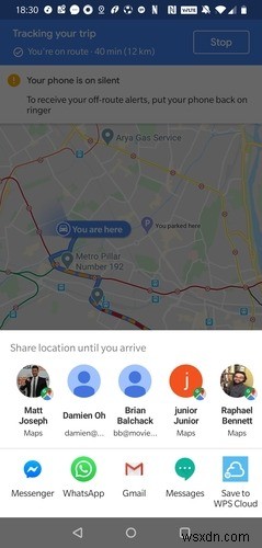 Googleマップで間違った方向に進んだときにアラートを受け取る設定方法