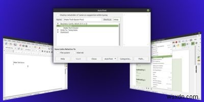 LibreOffice Writerの定型入力（AutoText）で独自の定型句テンプレートを作成する方法