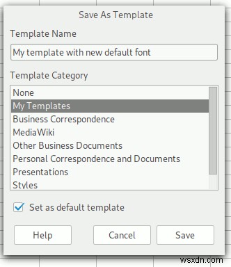 初心者向け解説：LibreOfficeでデフォルトフォントを変更する方法