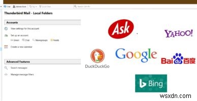 Thunderbirdにカスタム検索エンジンを追加する方法(Google・DuckDuckGo対応)
