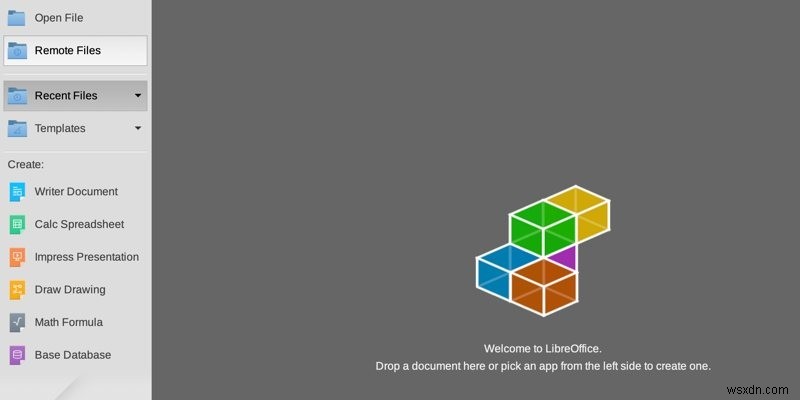LibreOfficeでGoogleドライブのリモートファイルを開いて編集する方法