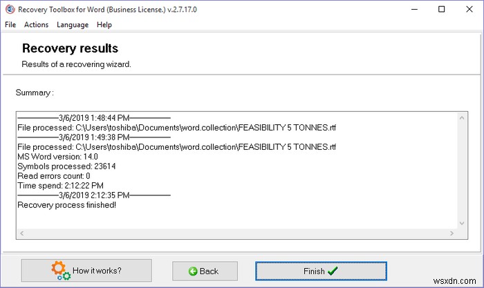 Recovery Toolbox for Word徹底レビュー:破損したWordファイルを簡単に修復・復元する方法