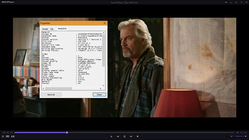 お気に入りのメディアプレーヤーでH.265(HEVC)動画を再生する方法