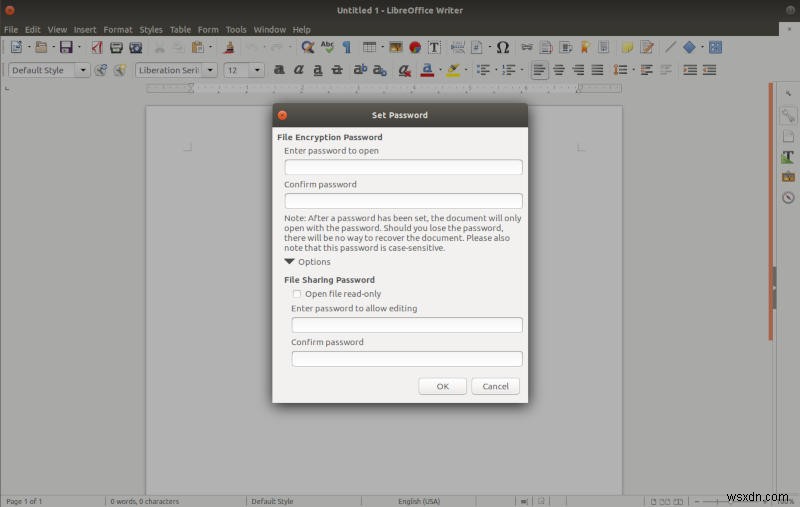 LibreOfficeでドキュメントを暗号化する方法|AES暗号化でファイルを安全に保護