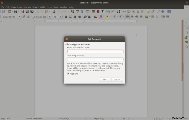 LibreOfficeでドキュメントを暗号化する方法|AES暗号化でファイルを安全に保護