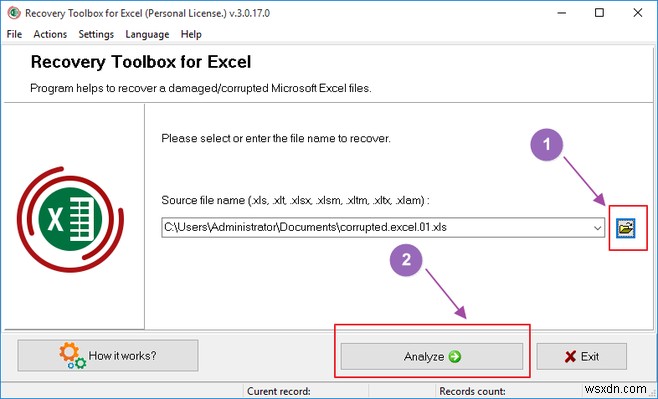 Recovery Toolbox for Excelで破損したExcelファイルを復元する方法