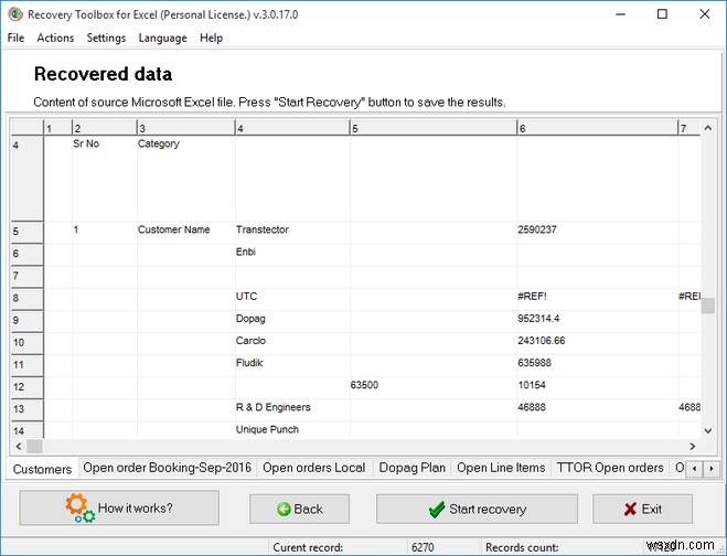 Recovery Toolbox for Excelで破損したExcelファイルを復元する方法