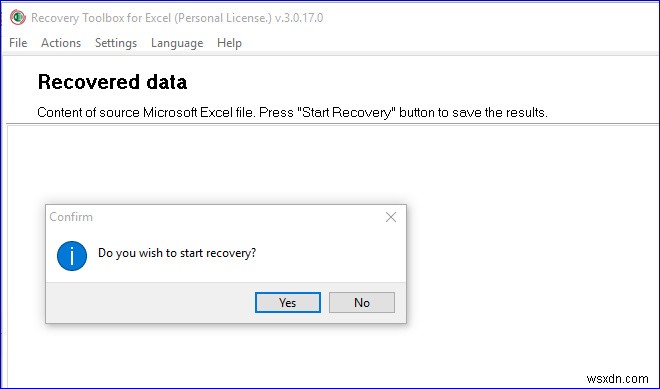 Recovery Toolbox for Excelで破損したExcelファイルを復元する方法
