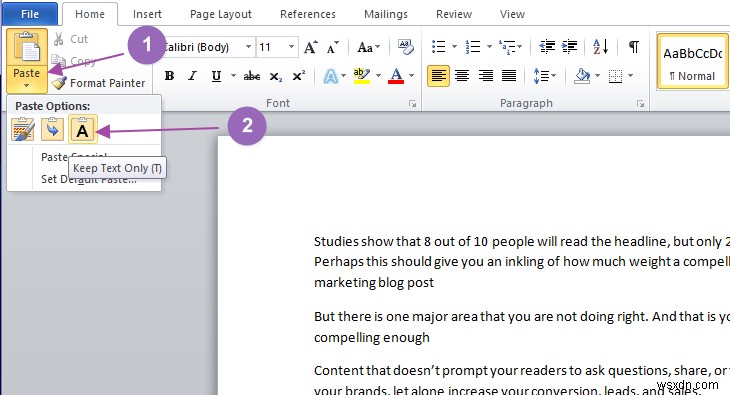 【保存版】Microsoft Wordで離れた複数箇所のテキストを一括コピー＆ペーストする2つの方法