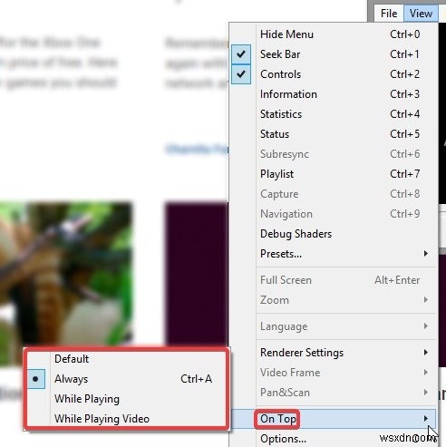 Media Player Classicでピクチャーインピクチャー表示を実現する方法|常に最前面で動画を視聴しよう