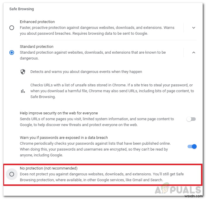 Google Chromeで「セーフブラウジング」を無効・有効にする方法【警告のバイパス手順も解説】
