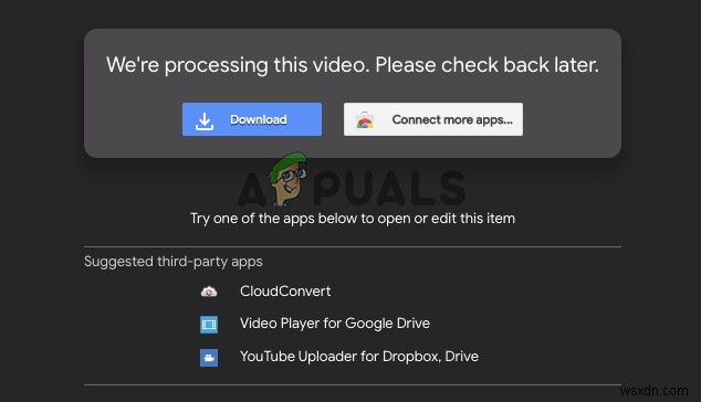 Googleドライブで「この動画を処理しています」と表示されるエラーの原因と解決策まとめ