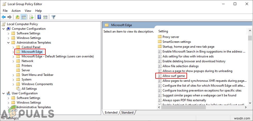 Microsoft Edgeのサーフゲームを無効化する方法｜レジストリとグループポリシーでの設定手順