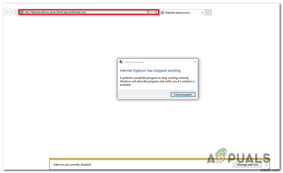 Internet Explorerで「Res IEFrame DLL ACR_Error.HRM」エラーを修正する方法