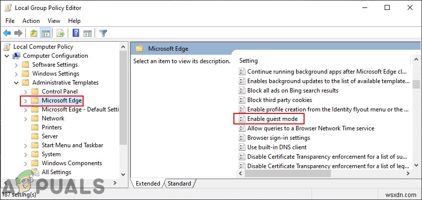 Microsoft Edgeのゲストモードを無効にする方法【レジストリ・グループポリシー】
