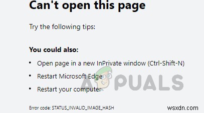 【修正】Windows 10でMicrosoft Edgeのアップデートエラー「STATUS_INVALID_IMAGE_HASH」が発生する原因と対処法