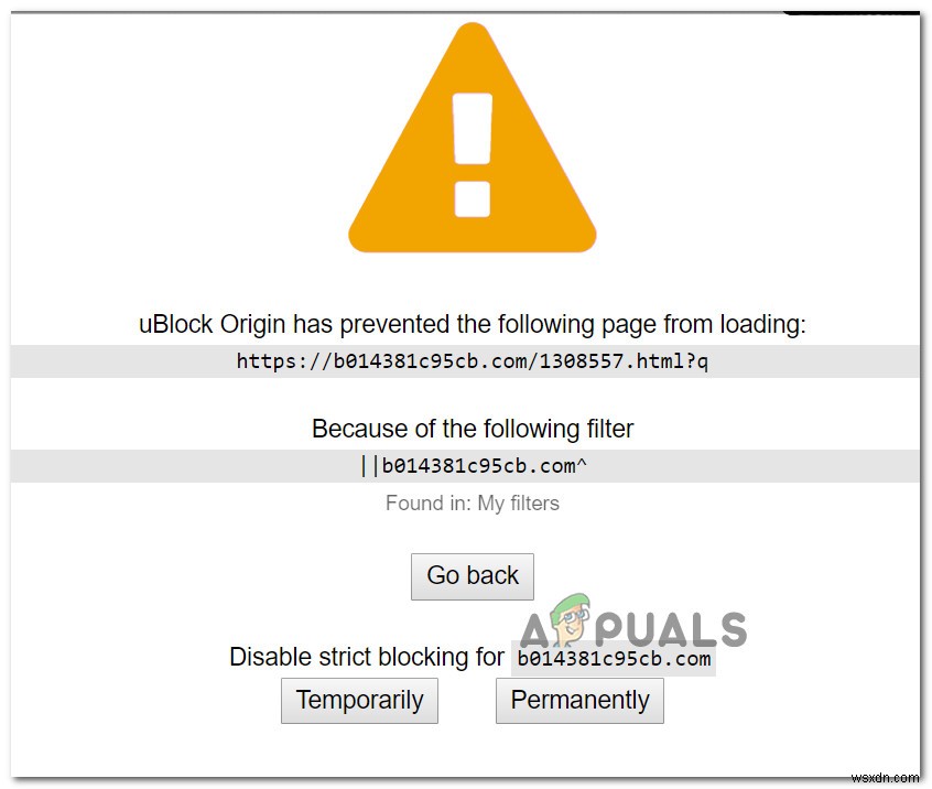 【解決】uBlock Originで「次のページの読み込みをブロックしました」と表示される問題の対処法
