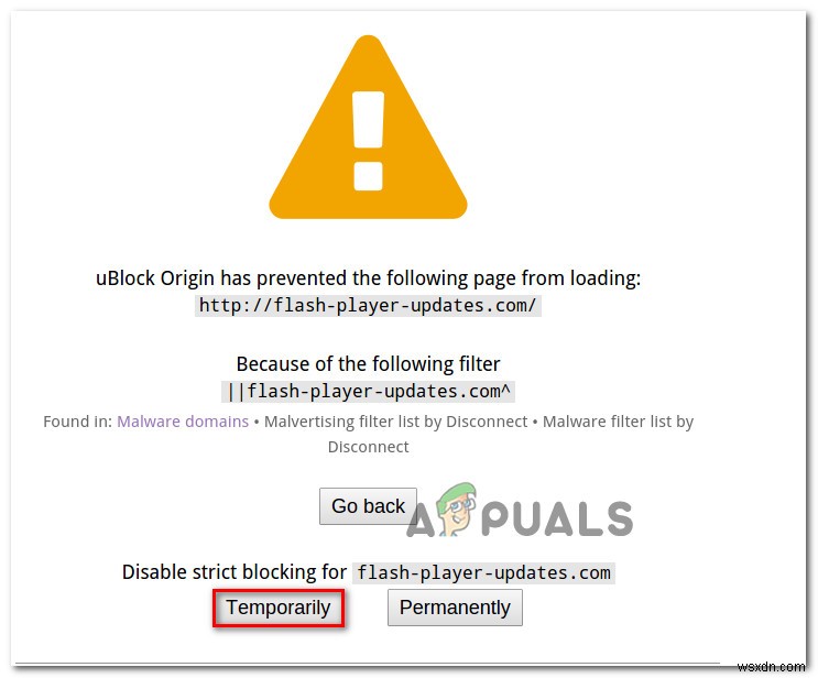 【解決】uBlock Originで「次のページの読み込みをブロックしました」と表示される問題の対処法