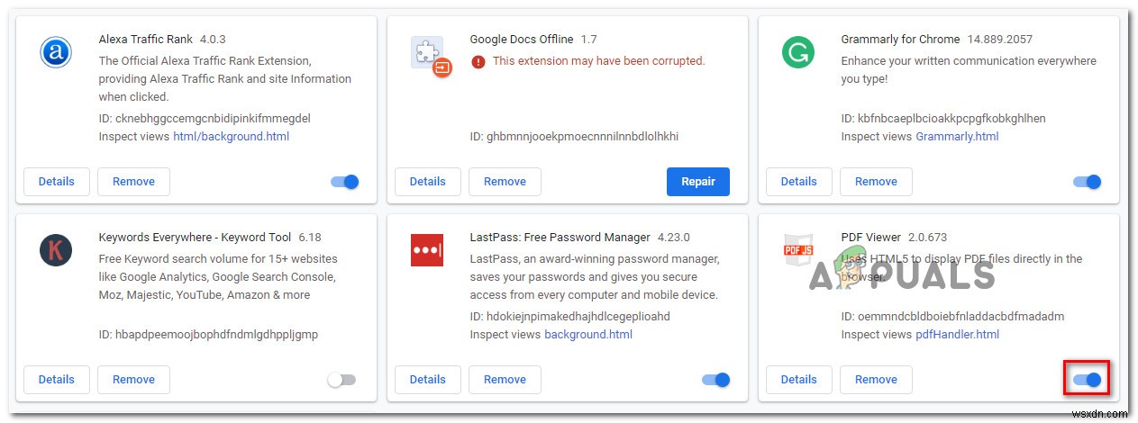 ChromeでPDFが読み込めない「Failed to load PDF document」エラーの直し方