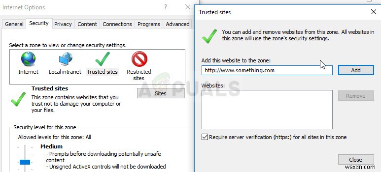 Windows 10のInternet Explorerで「安全なコンテンツのみが表示されます」エラーを修正する方法