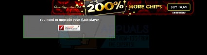 「Flash Playerをアップグレードする必要があります」エラーの解決方法
