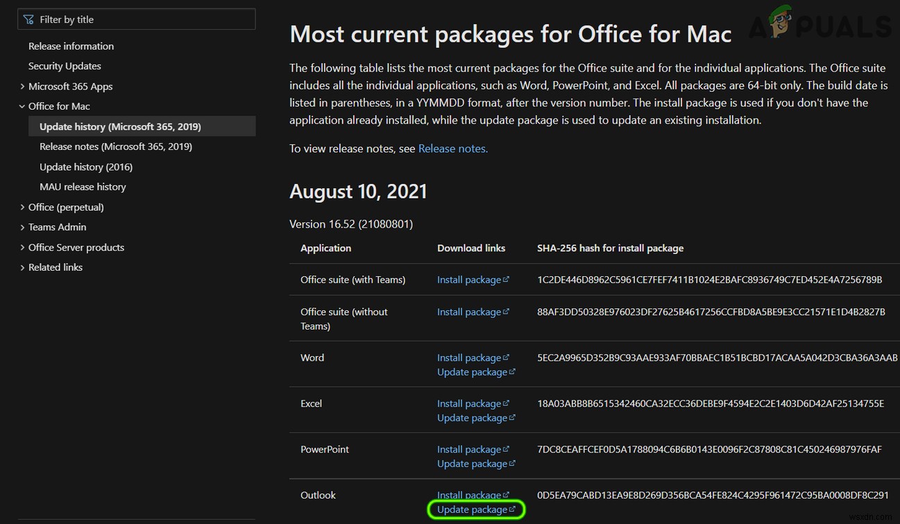 macOSで「アプリケーションMicrosoft Outlookを開く権限がありません」と表示される場合の対処法