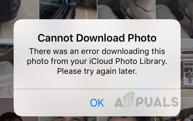 【解決法】iPhoneで「iCloud写真ライブラリからこの写真をダウンロード中にエラーが発生しました」と表示される場合の対処法