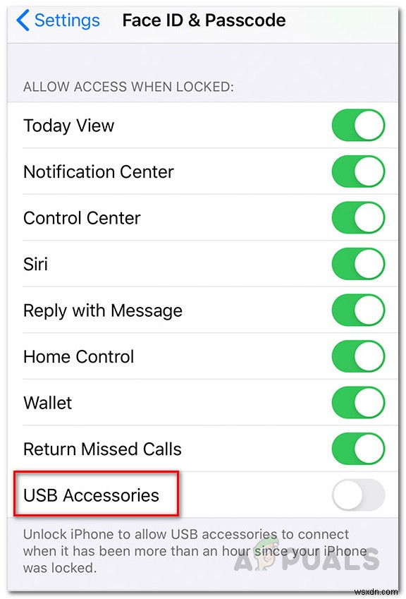 iPhoneで「アクセサリを使用するにはロックを解除」警告が出たときの対処法