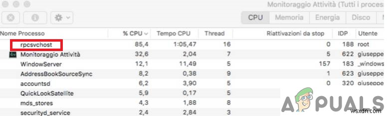rpcsvchostとは?Macで動作している理由とCPU使用率が高くなる問題の解決法