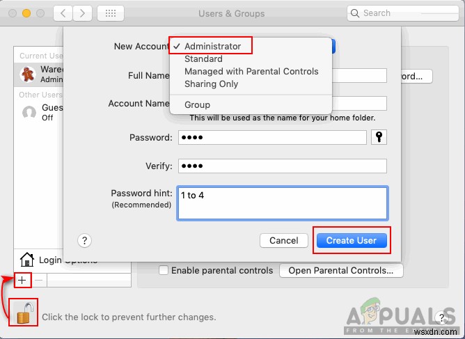 macOSで新しい標準アカウント・管理者アカウントを作成する方法
