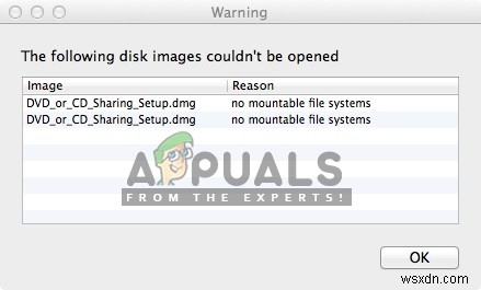 【解決】Macでディスクイメージが「マウント可能なファイルシステムなし」エラーで開けないときの対処法