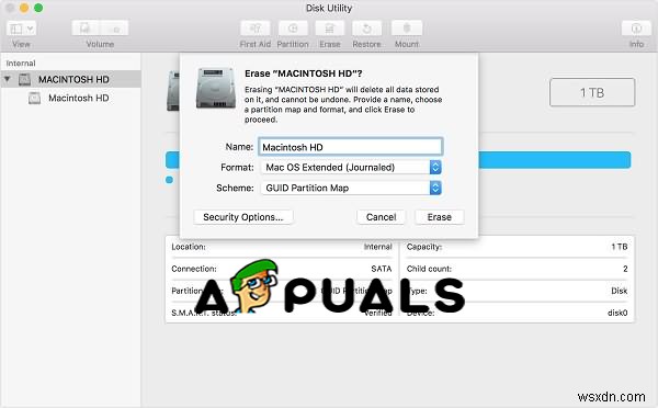 【解決方法】APFSインストール時の「プリブートボリュームを作成できませんでした」エラーの直し方