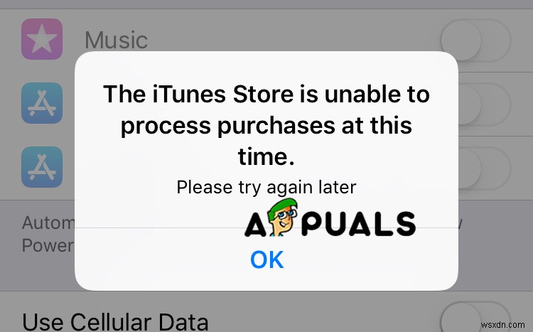 「iTunes Storeは現時点で購入を処理できません」エラーの解決方法