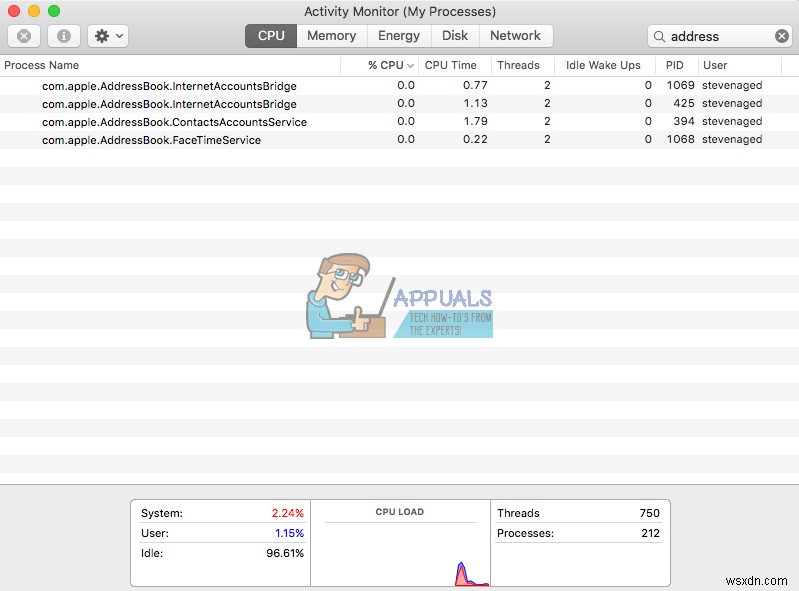 AddressBookSourceSyncが原因でMacが重くなる問題の解決方法