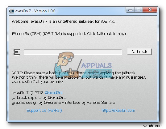 【Windows版】Evasi0nを使ってiOS 7のiPhone 4/4s/5/5c/5sを脱獄する完全ガイド