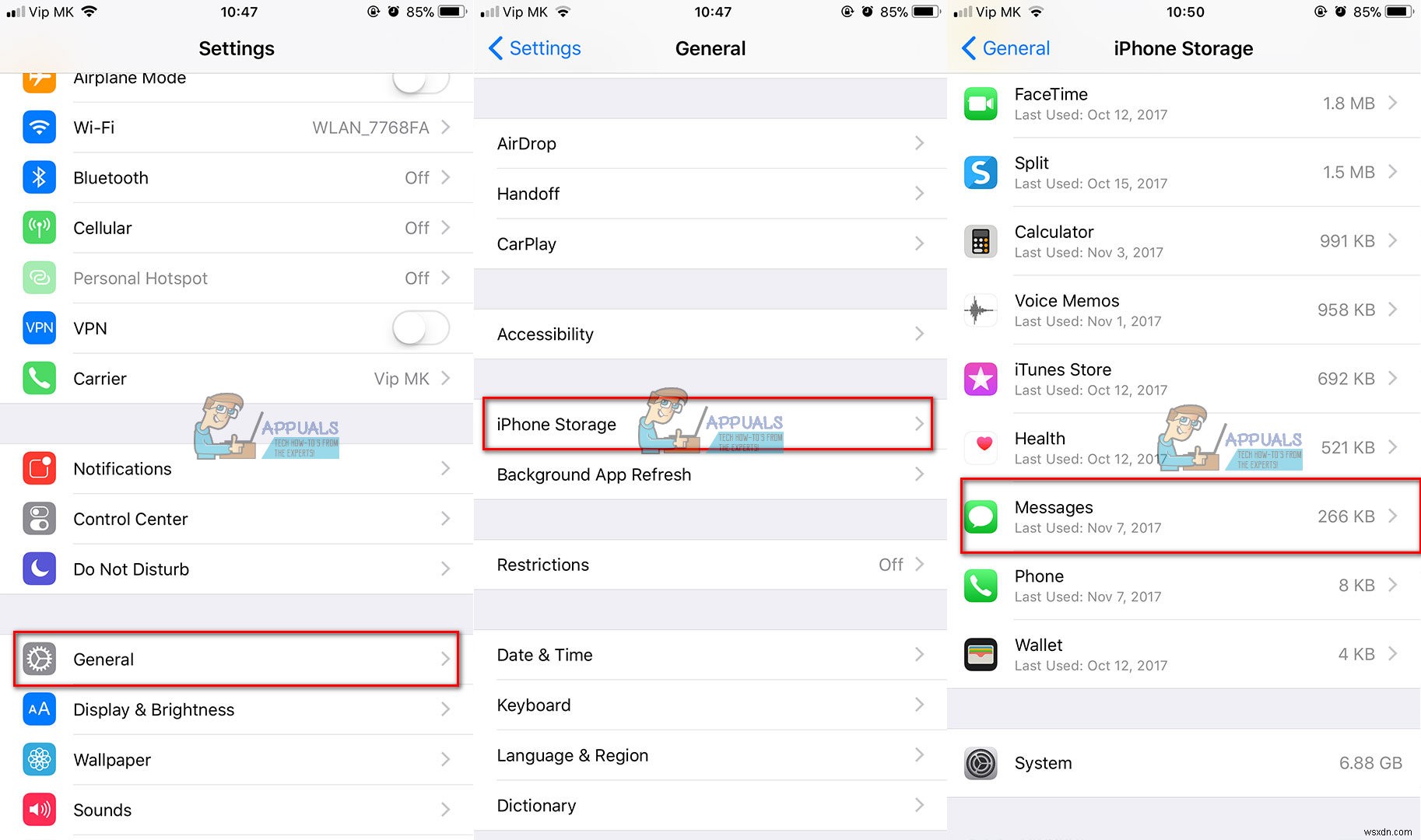 iOS 11でiPhoneのメッセージから「書類とデータ」を削除してストレージを空ける方法