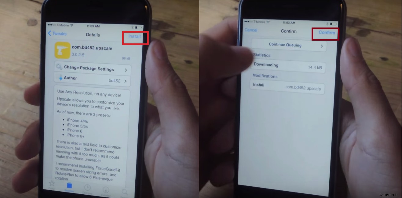 iPhone 6の解像度を自由に変更する方法!脱獄Tweak「Upscale」の使い方を徹底解説
