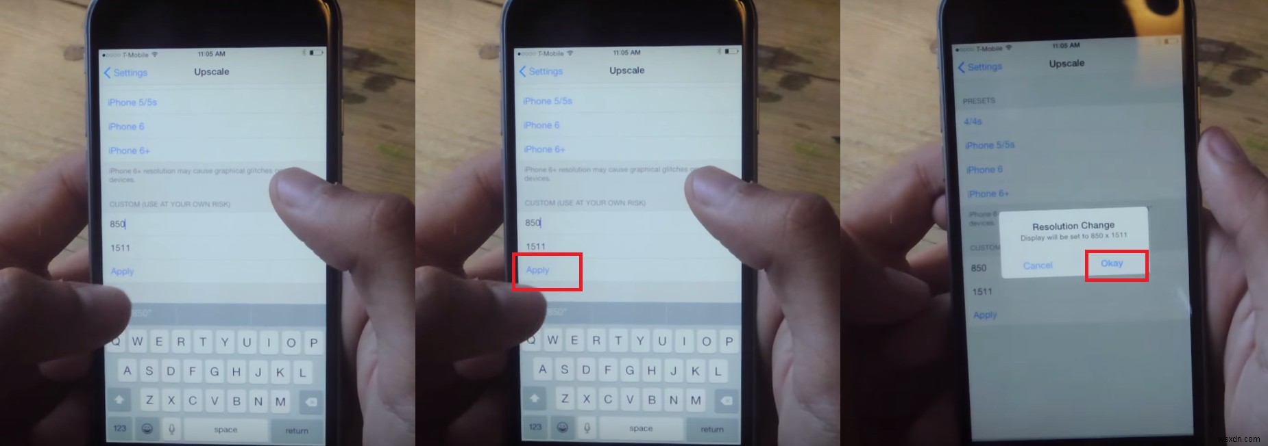 iPhone 6の解像度を自由に変更する方法!脱獄Tweak「Upscale」の使い方を徹底解説