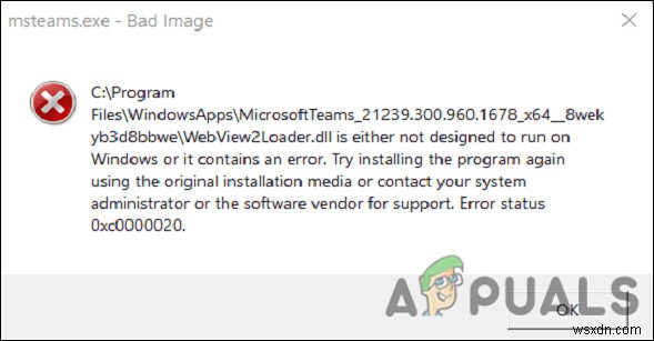 Microsoft Teamsの「エラーコード0xc0000020」を解決する7つの方法