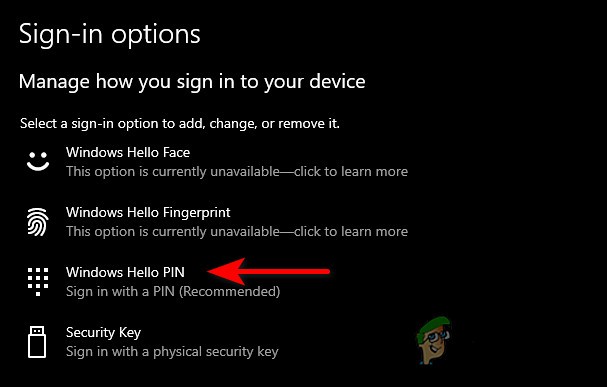 Windows PINの「エラーコード 0x80040154」を修正する方法