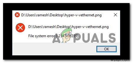 Windows 10/11で「ファイル システム エラー（-2147163893）」を修正する方法