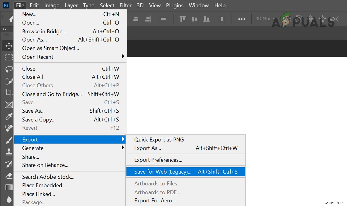 Adobe Photoshopで「ファイルを書き込めませんでした。不明なエラーが発生しました」が出たときの修正方法