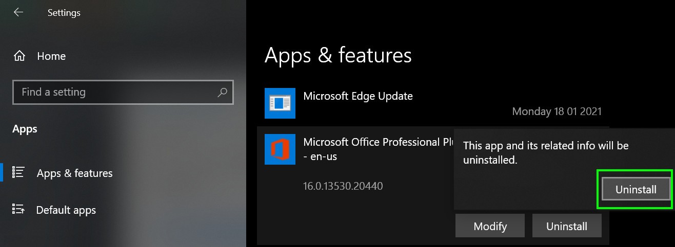 Windowsで「Officeを更新しています、しばらくお待ちください」から進まないときの対処法