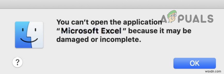 Microsoft Excelが「破損しているか、不完全なため開けません」と表示される場合の対処法(macOS)