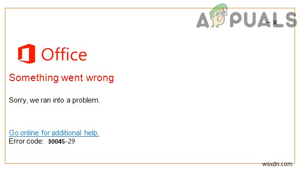 Microsoft Officeの「エラーコード30045-29」を修正する方法|「問題が発生しました」エラーの解決策