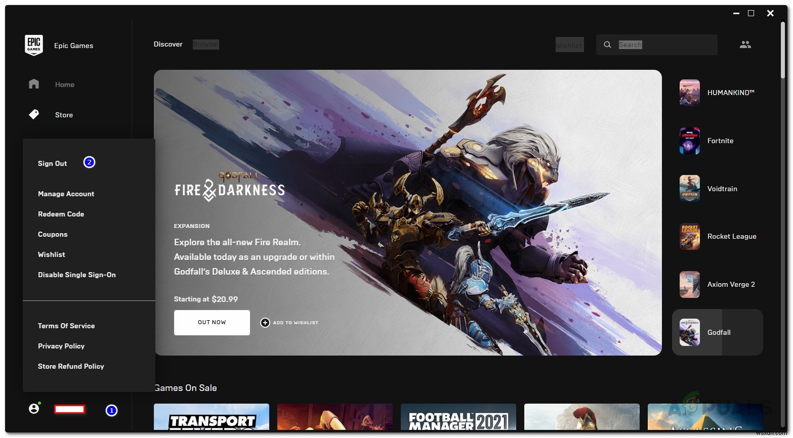 Epic Gamesで「製品のアクティベーションに失敗しました」エラーが出たときの対処法